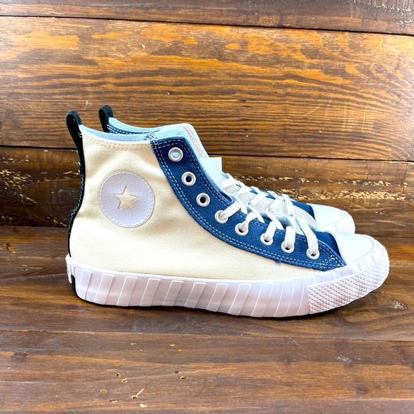Converse Not A Chuck Hi Canvas Egret Navy White